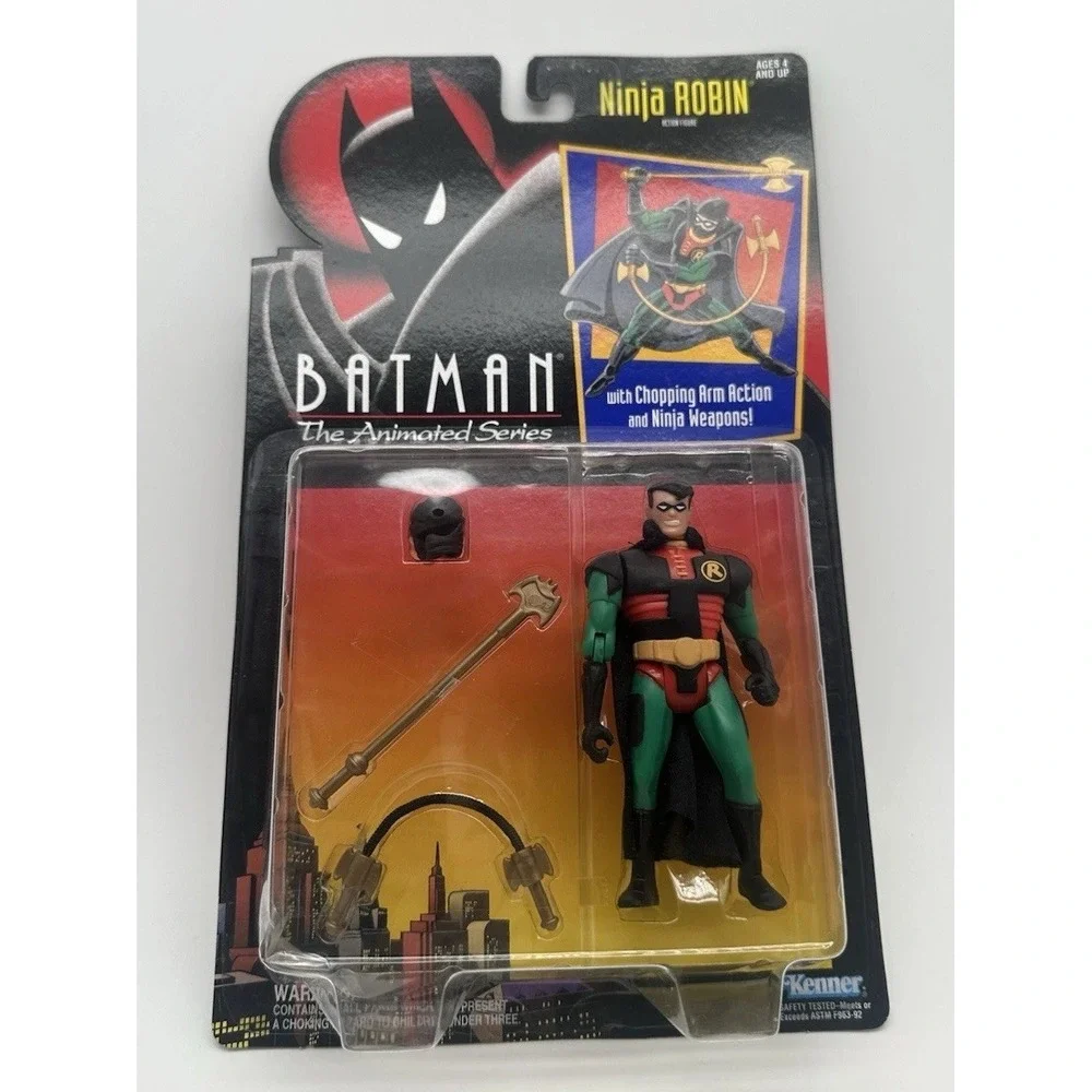 1993 KENNER BATMAN THE ANIMATED SERIES NINJA ROBIN ACTION FIGURE NEW